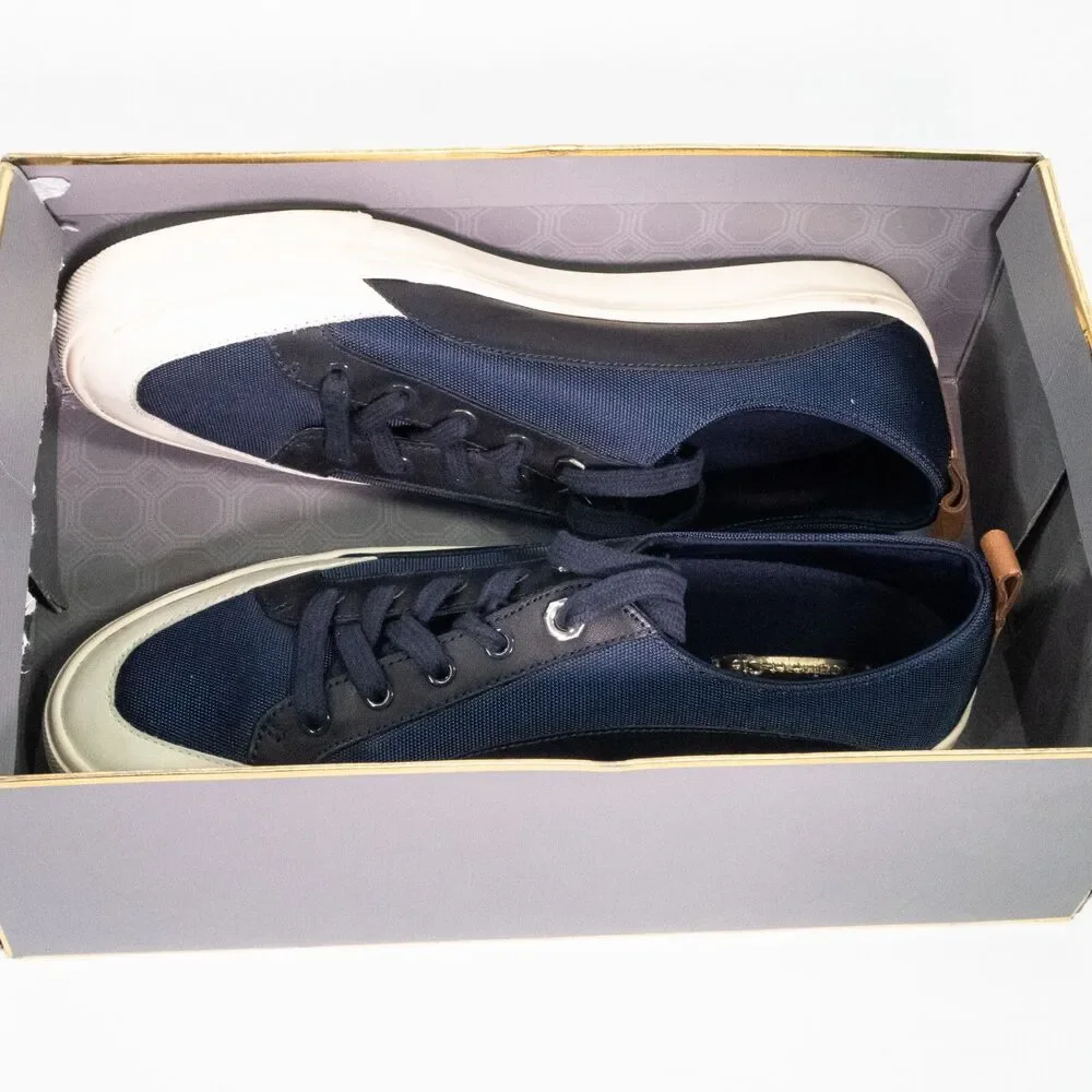 LOUISE ET CIE Bender Low Top Sneaker Dark Blue Size 9.5 US